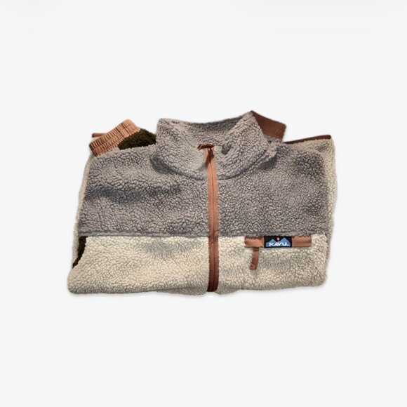 KAVU Pinesdale Fleece Jacket Full-Zip-Women's M | Midweight | Zip Pockets - Picture 6 of 7